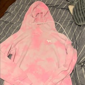 Super cute pink tye dye hoodie